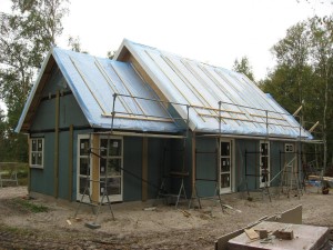 Hus opført i elementer