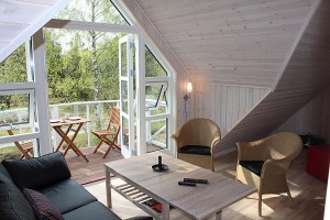 Interiør fra færdigt hus