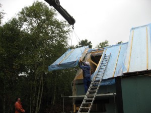 Mont. af tagelementer